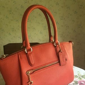 Coach Elise handbag with Crossbody strap.